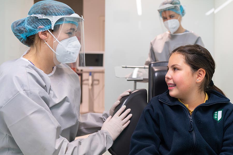 Clínica dental sitio seguro de Covid