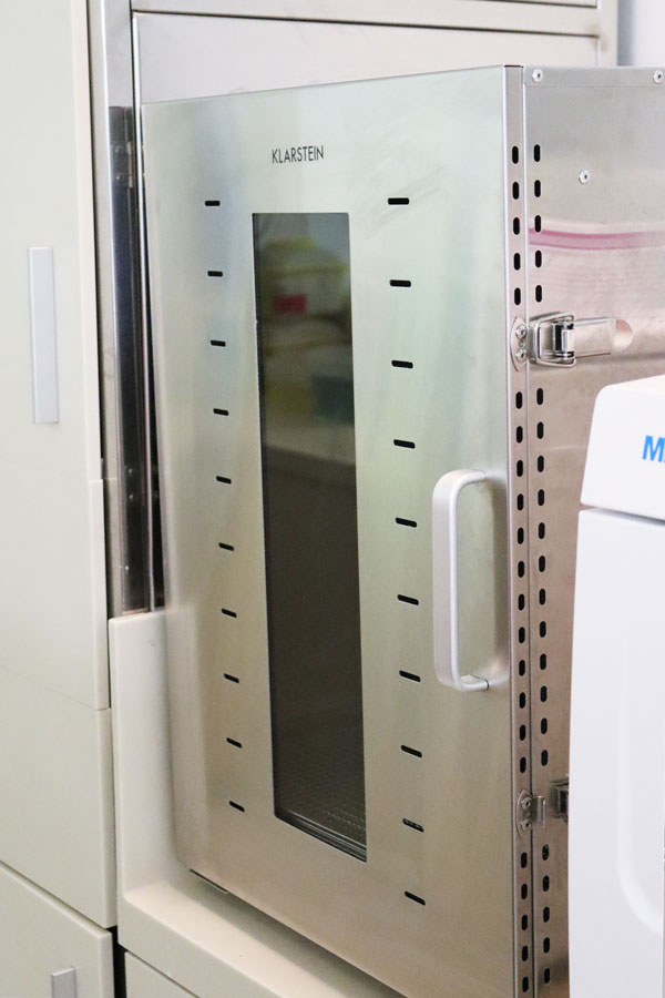 Colocar en bandejas y secar