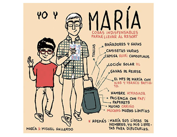 María y yo, Miguel Gallardo